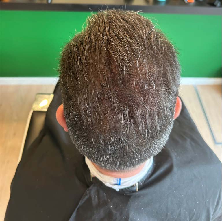 Haar vullen met haarvezels 2